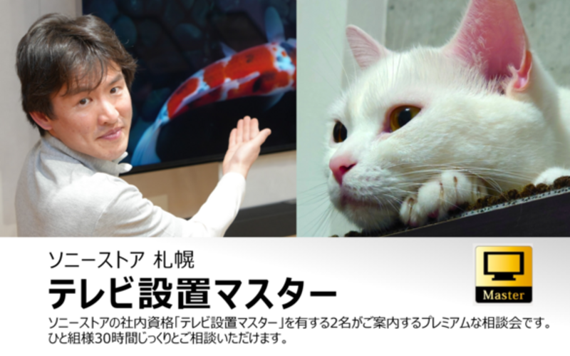 テレビ設置マスターによるブラビア購入相談会