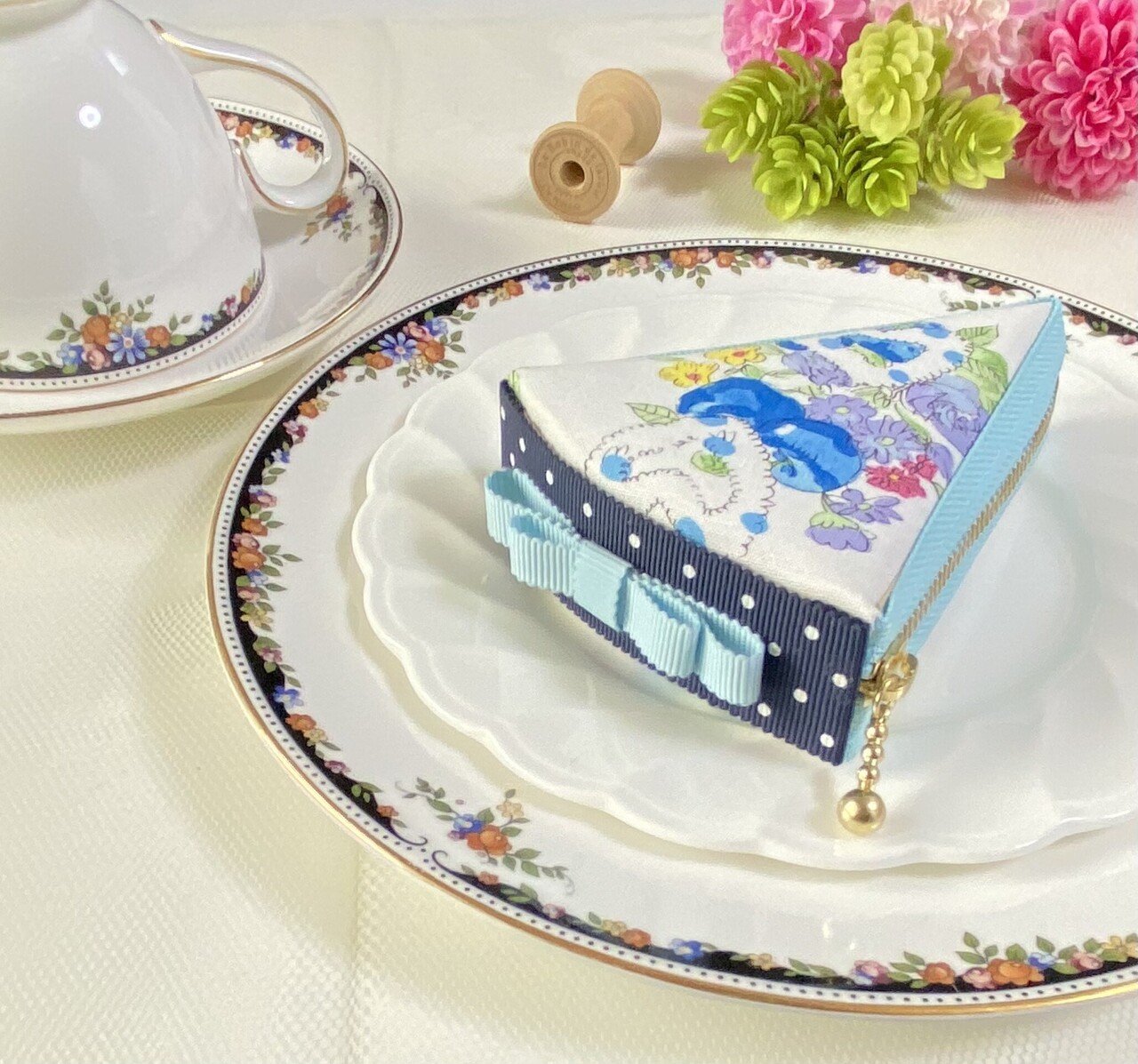 「貼るだけ簡単!ケーキのファスナーポーチ」ワークショップ