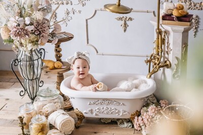 2025年11月開催　フォトスタジオ クローシェ 【お湯なし】ミルクバス撮影会　1F