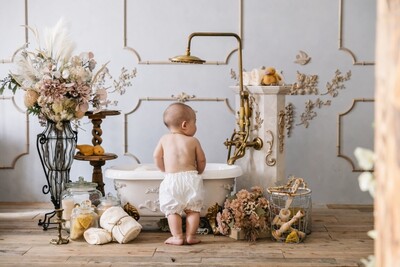 2025年11月開催　フォトスタジオ クローシェ 【お湯なし】ミルクバス撮影会　1F