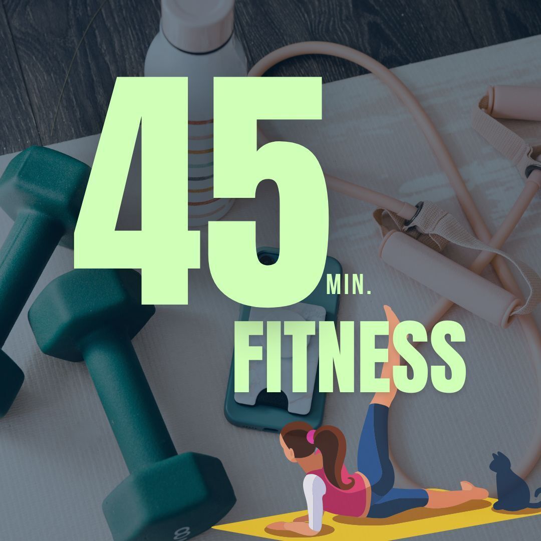 【2026年3月4月開講】45分フィットネス　月謝/または12回コース