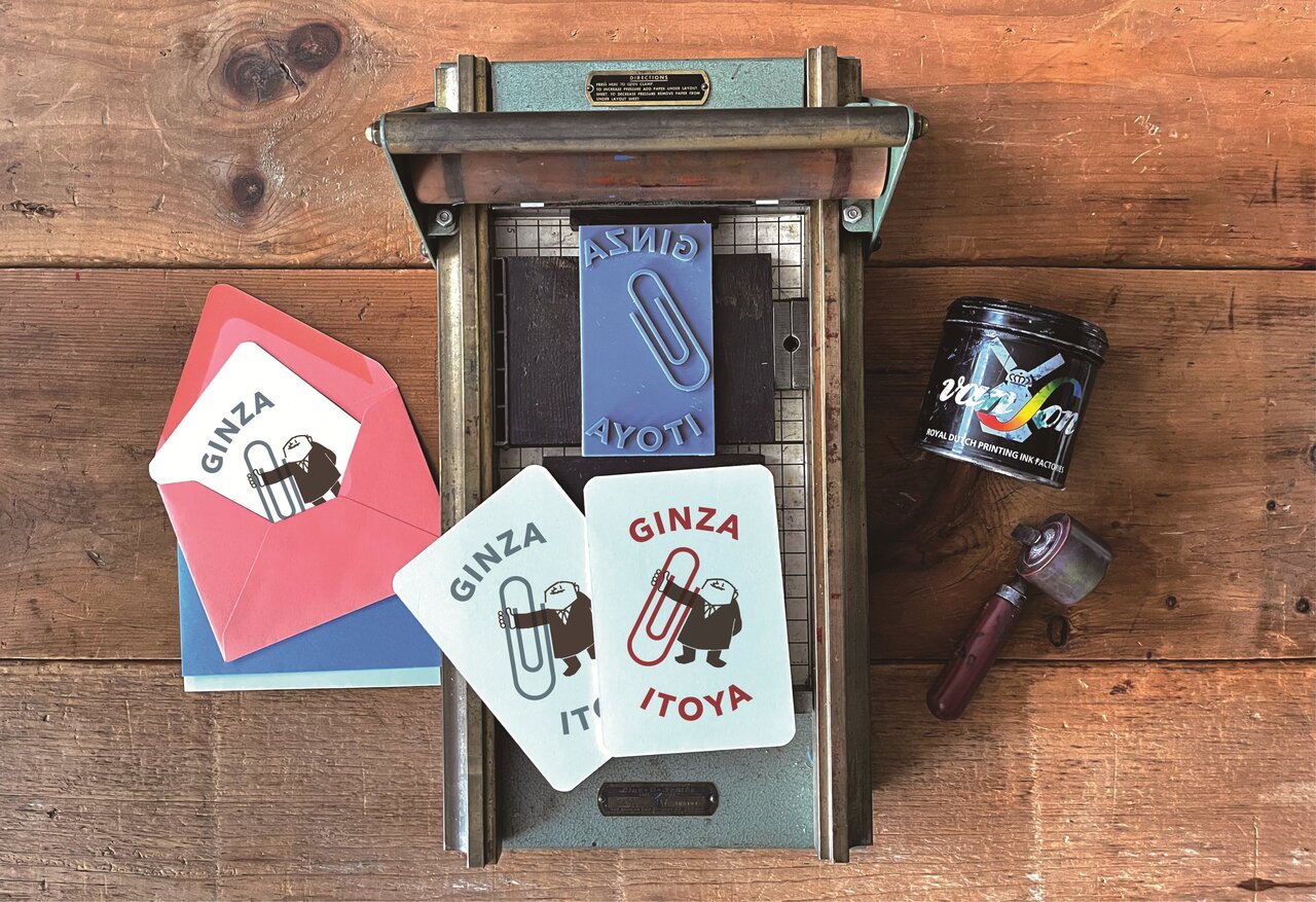 【G.Itoya1階】富ヶ谷レタープレス　活版印刷でポストカードづくり