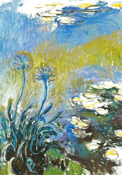 モネの庭の絵画のようなレースが素敵なくすみグリーンの娘役ドレスレオタードＳ～M 庭の女性 - クロード・モネ手描き油絵複製、庭の恋人、カップル