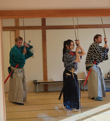 Samurai Sword Choreography Experience in Tokyo