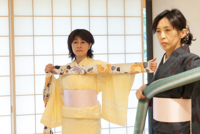 初心者のための着物着付け体験レッスン