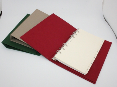 【Paper Hunter!2025】クロス貼りバイブルサイズバインダー  10月9日(木)～21日(火) ＊中学生以上