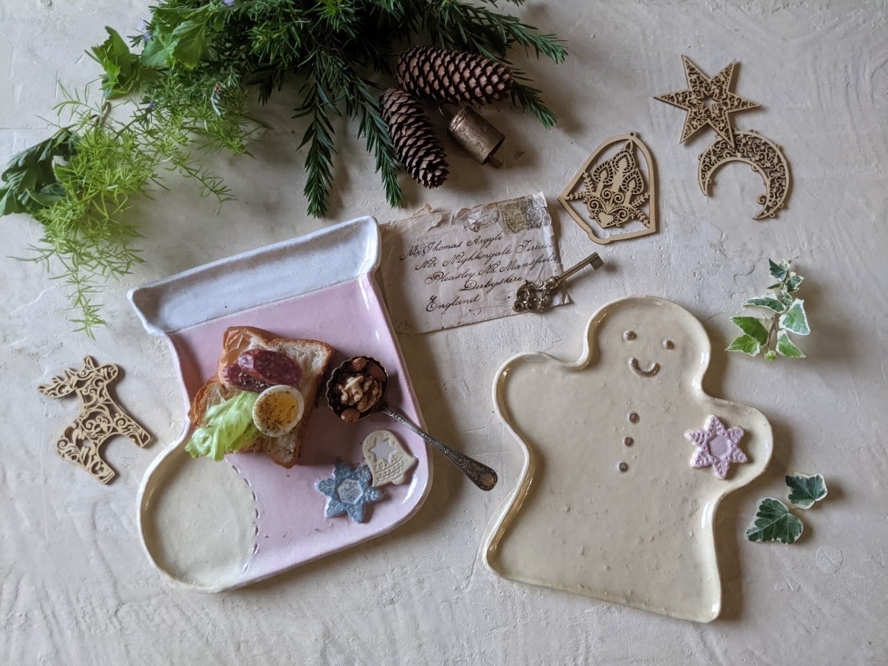 クリスマスプレート皿を作ろう