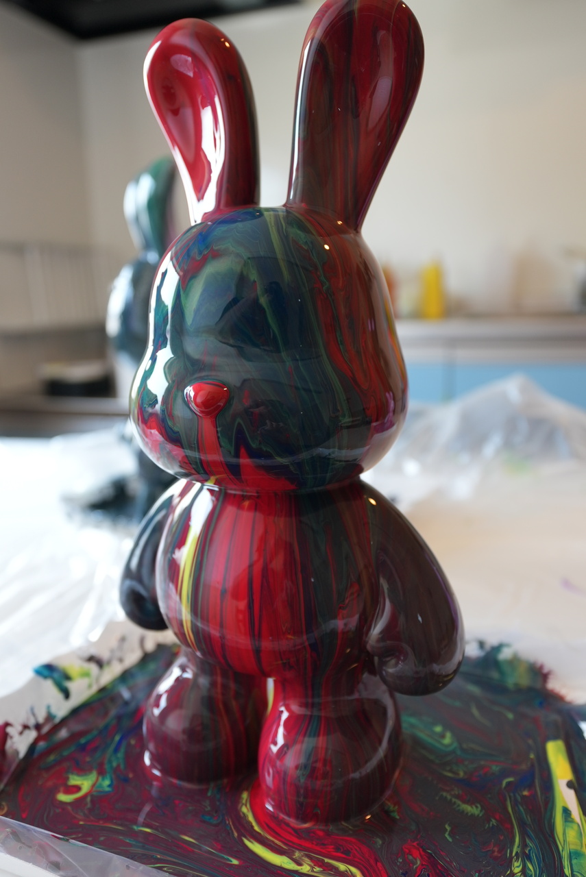 フィギュアアート33センチ【ワーク1体、障害者作品1体】