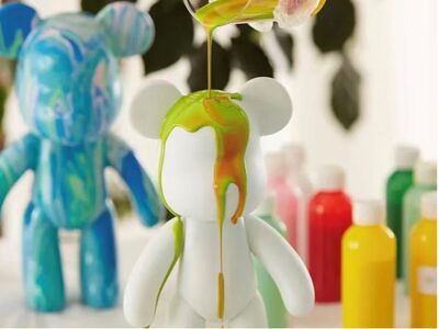 フィギュアアート33センチ【ワーク1体、障害者作品1体】