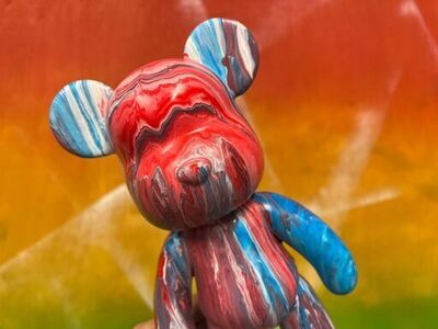 フィギュアアート33センチ【ワーク1体、障害者作品1体】