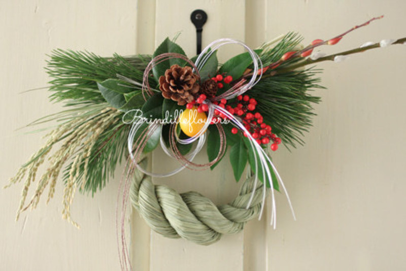 島根県石見地方 オリジナルしめ縄飾りレッスン2025