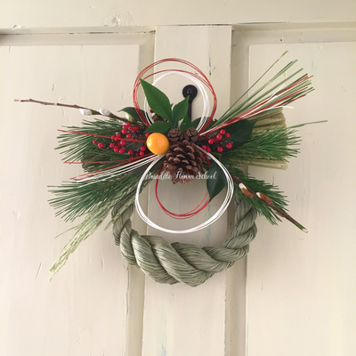 島根県石見地方 オリジナルしめ縄飾りレッスン2025