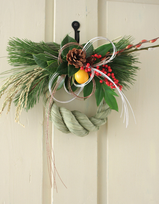 島根県石見地方 オリジナルしめ縄飾りレッスン2025