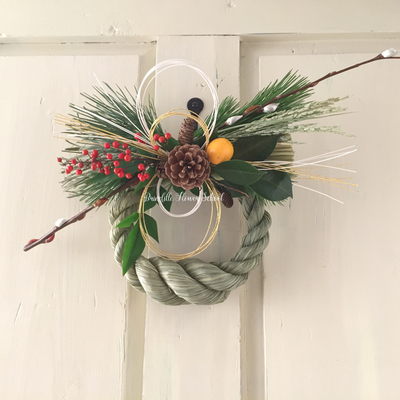 島根県石見地方 オリジナルしめ縄飾りレッスン2025