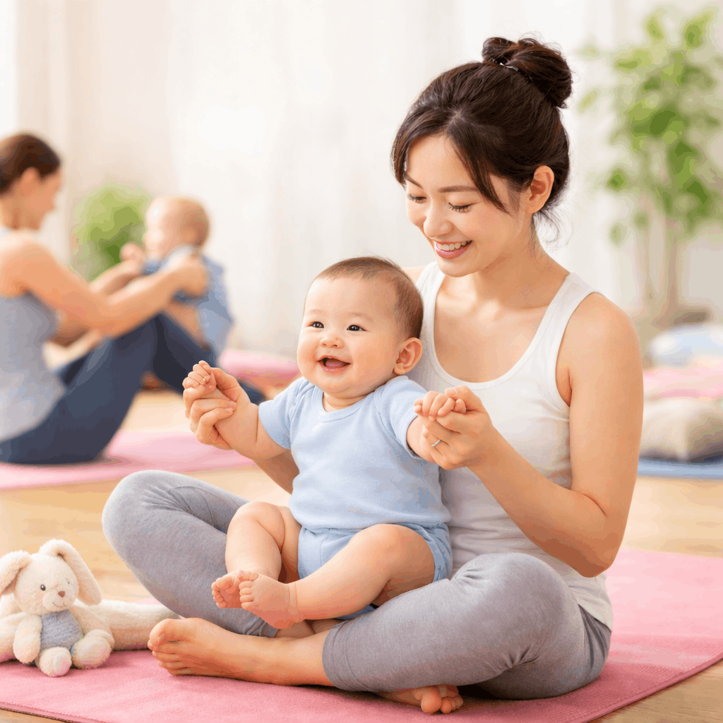 赤ちゃんといっしょにやんわりヨガ