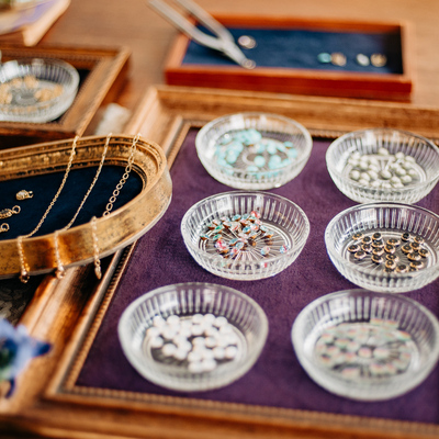 【自由が丘店】ブレスレット ワークショップ「ヴィンテージパーツのブレスレット作り」