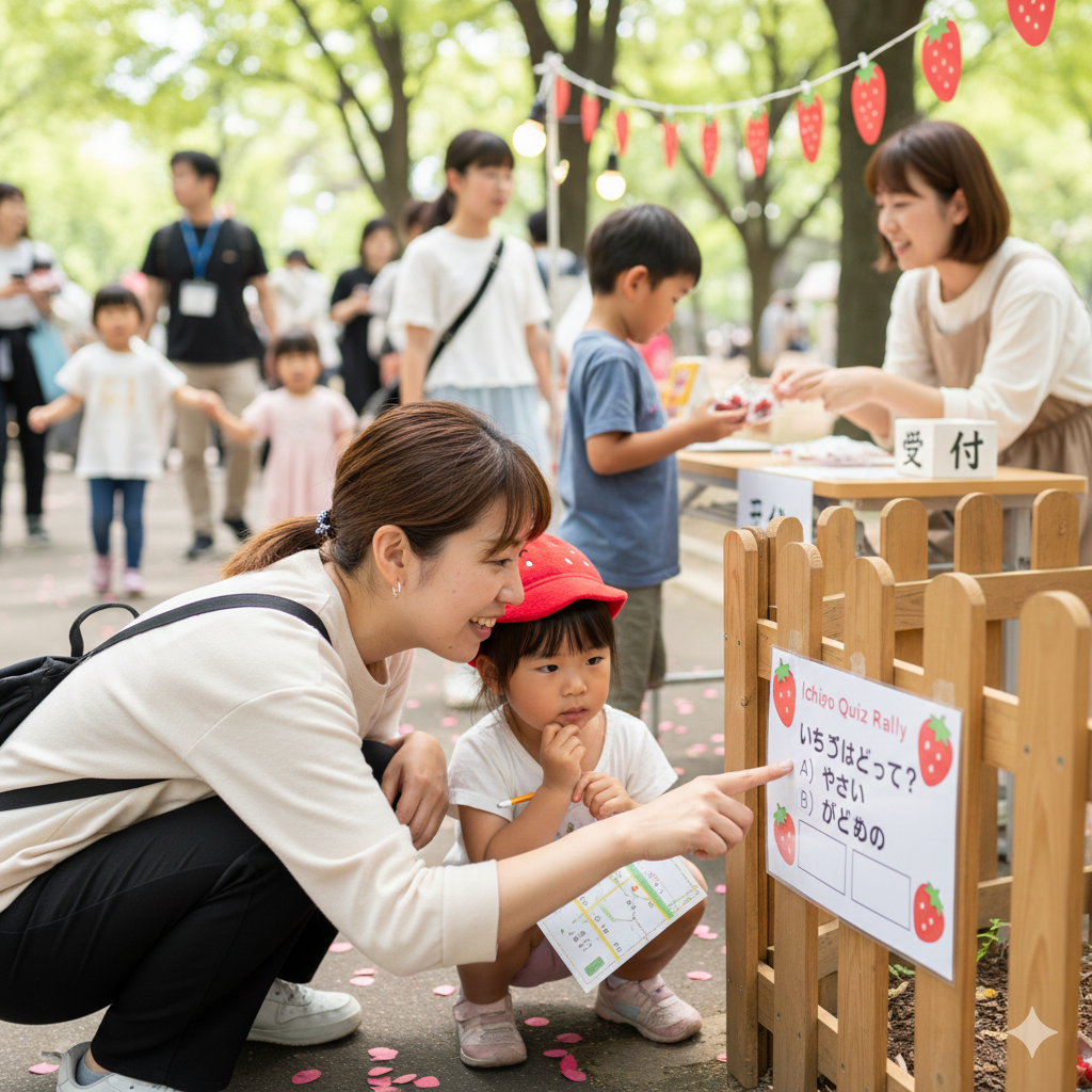 【練馬区石神井】いちごクイズラリー｜2026年2月11日(水)