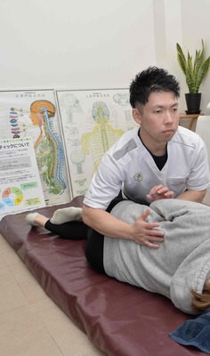 カイロプラクティック・パーソナルトレーニングの予約受付ページ