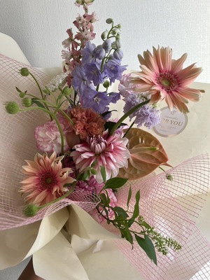 SPECIAL【１月限定　現役ウェディングフローリストから学ぶトレンドアレンジメントCLASS】１月テーマ：ＰＡＳＴＥＬ