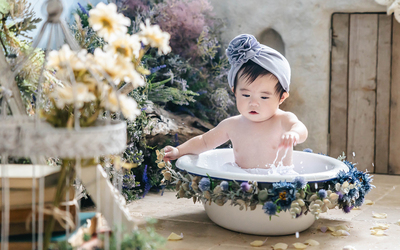 2025年11月開催　フォトスタジオ クローシェ 【お湯あり】ミルクバス撮影会　2F