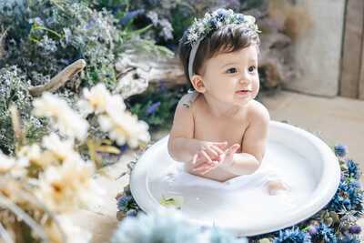 2025年11月開催　フォトスタジオ クローシェ 【お湯あり】ミルクバス撮影会　2F