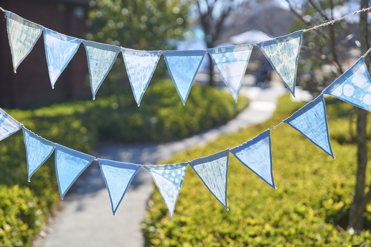 ＼3/28（土）、3/29（日）／藍染めガーランドづくり