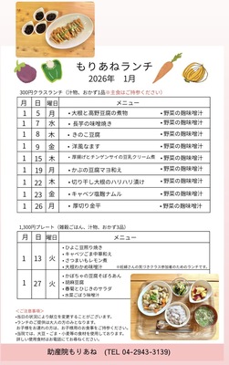 もりあね野菜食ランチ