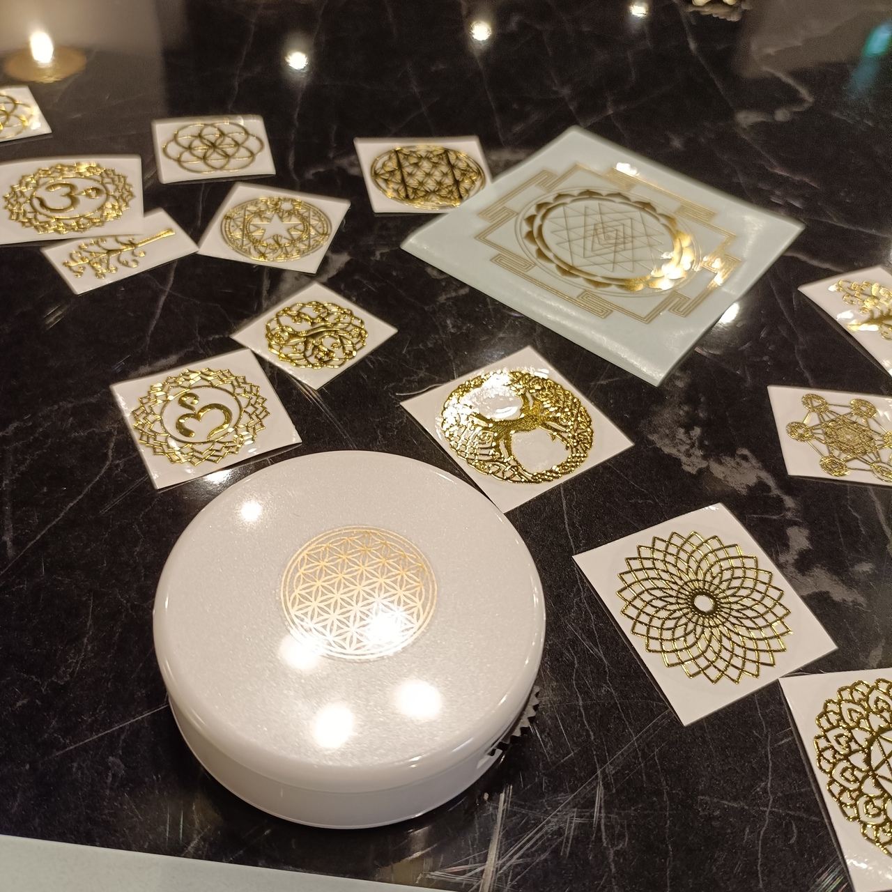 神聖幾何学模様シール(コブチェック)