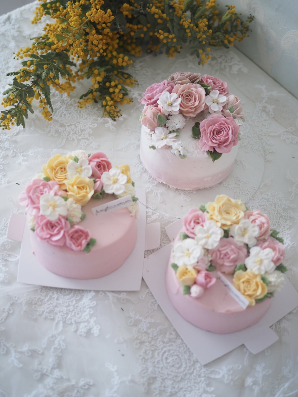 フラワーケーキ1dayレッスン:4/8,4/11 .4/14