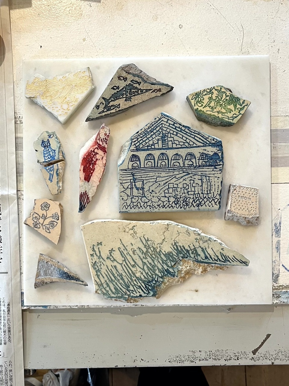 ストーンエッチング・ワークショップ@SHIRAS STUDIO