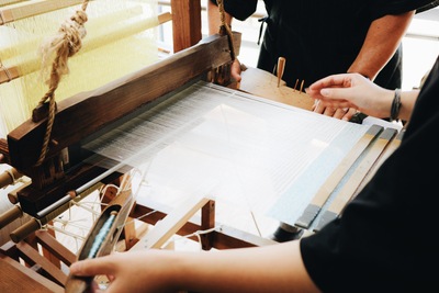 Kyoto NishijinTextile Factory Tour and Weaving Experience【2】