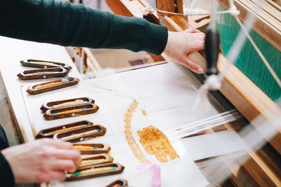 Kyoto NishijinTextile Factory Tour and Weaving Experience【2】