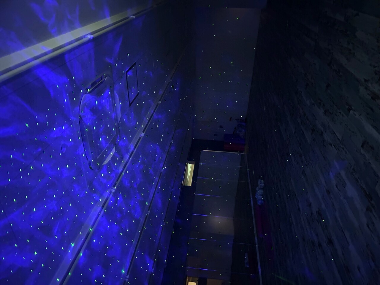 イルミネーションの中でレッスンストレス解消