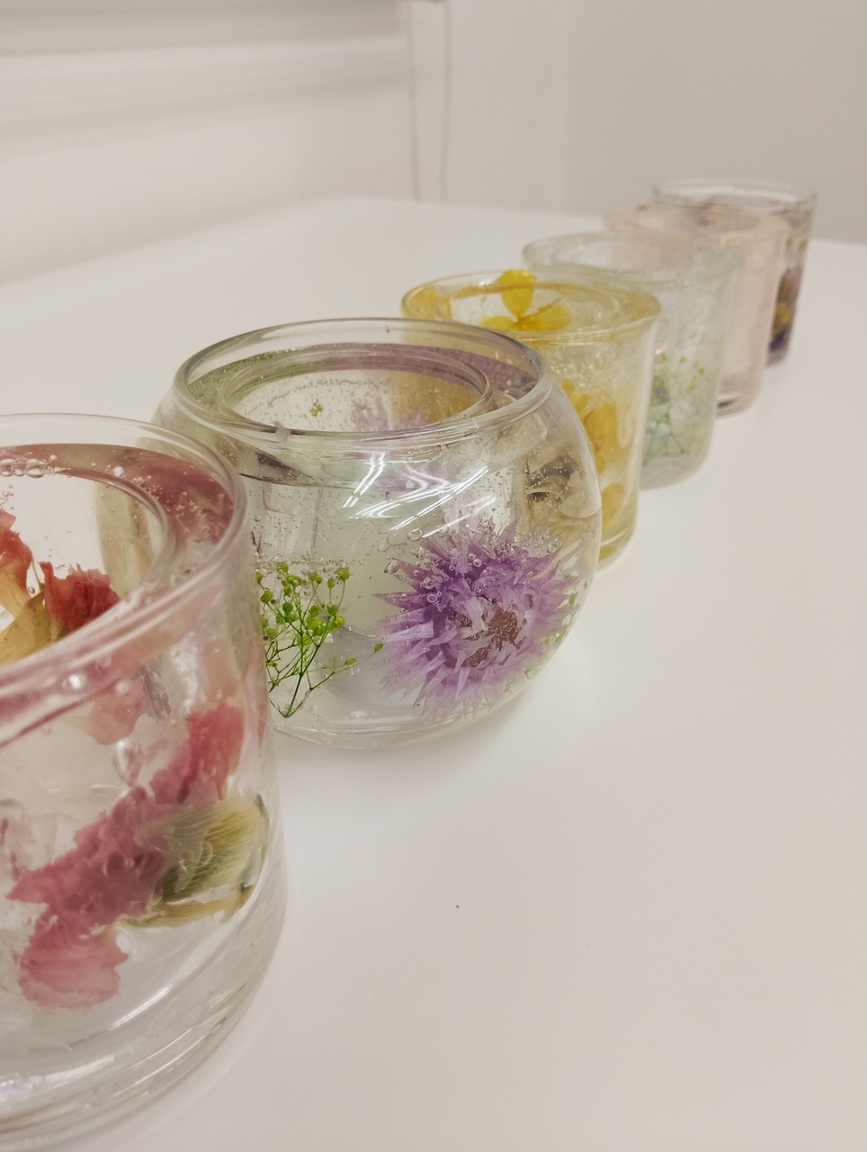 ガラスランタンキャンドル