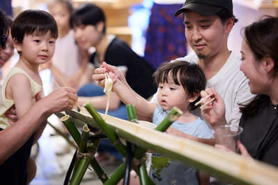 GOOD NEWS STORE × 真砂喜之助製麺所　流しそうめん