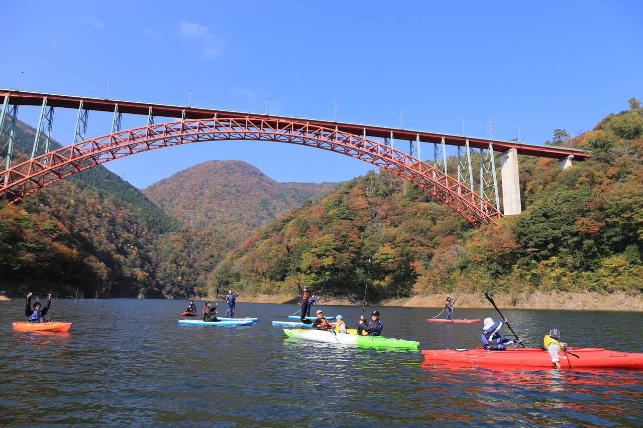 龍姫湖カヤックレイククルージング（60分）【広島・湖・カヤック/カヌー】