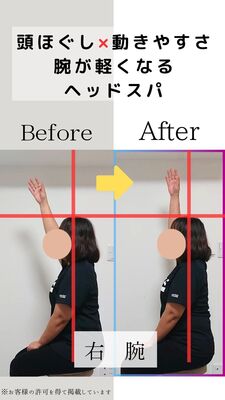 自律神経を整えるヘッドスパ　メニュー