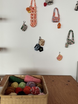 クロシェ(かぎ針編み)ワークショップ / コーヒーカップホルダー