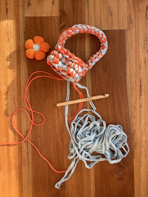 クロシェ(かぎ針編み)ワークショップ / コーヒーカップホルダー