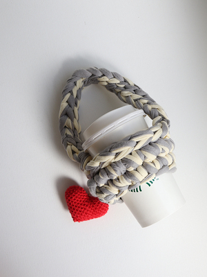 クロシェ(かぎ針編み)ワークショップ / コーヒーカップホルダー