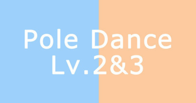 Pole Dance Tricks Lv.2&3 ポールトリックレベル2&3 /Panchi