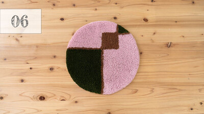 【NUULOOP】02／チェアラグ 30✕30サイズ 