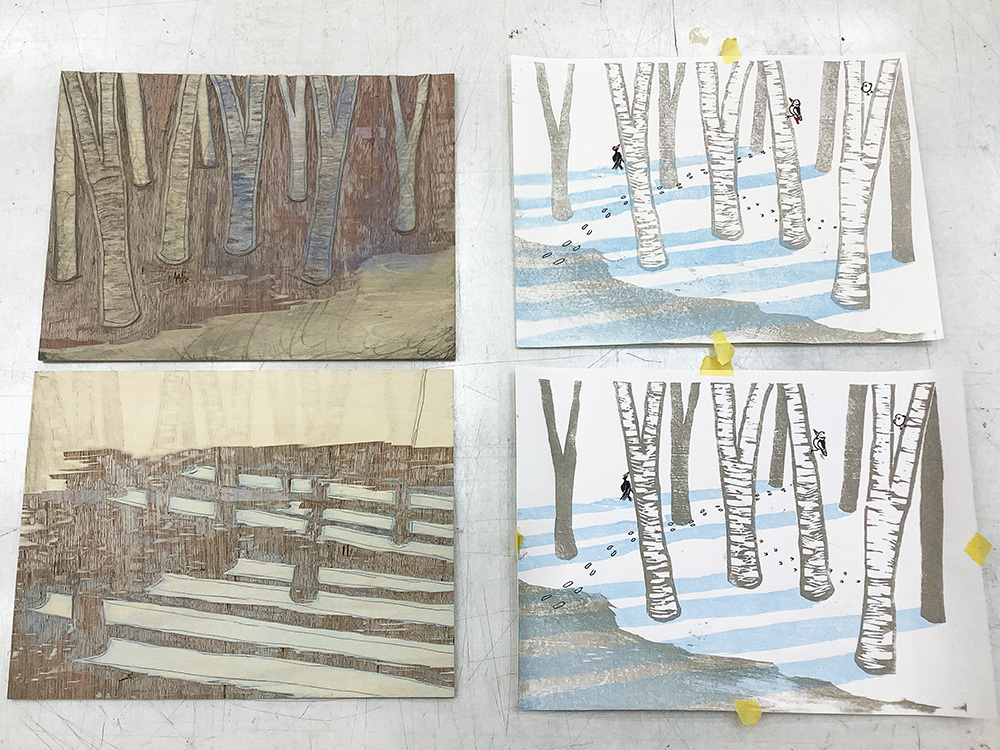 木版シルク併用 4日間コース｜2/5(木)・2/12(木)・2/19(木)・2/26(木)【対象:16歳以上】