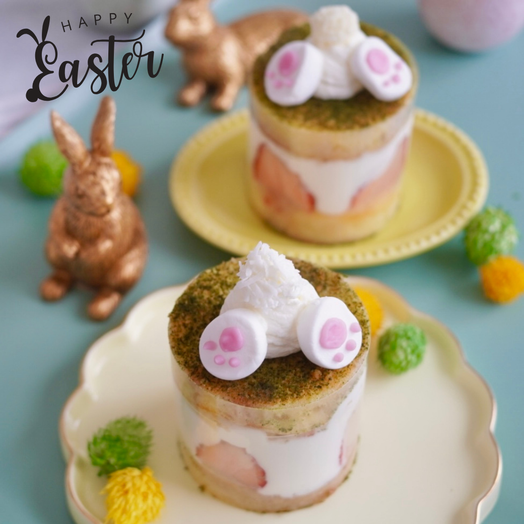 うさぎの苺ケーキ【3月】