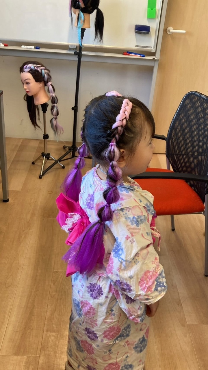 【Keitto】浴衣ヘアアレンジ&ユニコーンヘア体験