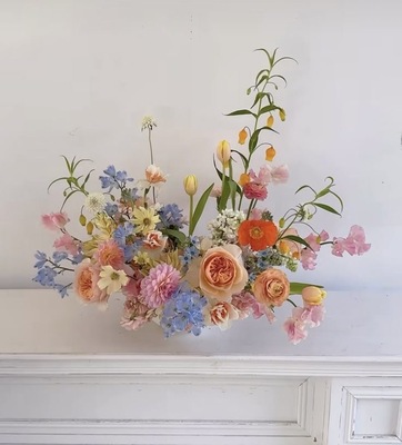 SPECIAL【2 月限定　モネ『日の出』のアレンジLESSON】モネの絵画『日の出』をモチーフとしたアレンジレッスン