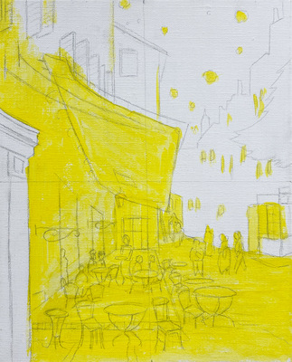 【Itoya Workshop】　 リキテックス・アクリル絵具講座-ゴッホを描く-