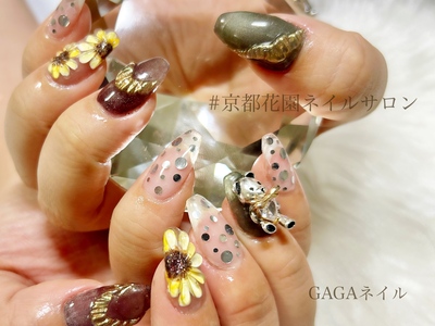 GAGAネイルの予約ページはこちらから‪💟