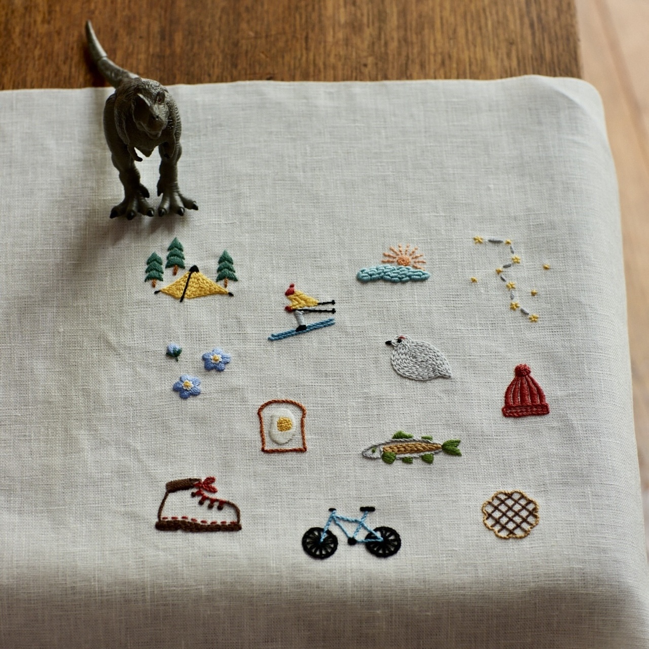 7/26(土)真田緑「山にまつわるワンポイント刺繍＆お茶会」at TEGAMISHA