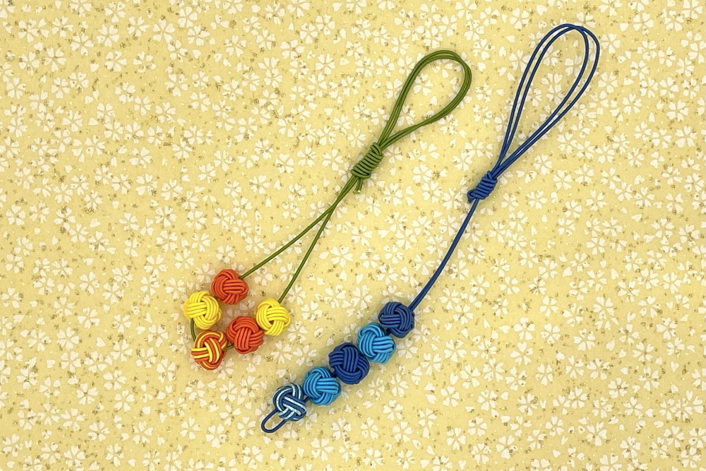 【 水引 初級 】 玉結びで作る水引ストラップ  8月7日(木)＊中学生以上